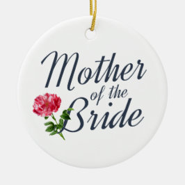 花嫁の書道結婚の母 |オーナメント セラミックオーナメント