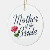 花嫁の書道結婚の母 |オーナメント セラミックオーナメント (左)