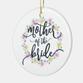 花嫁の書道結婚の母 |オーナメント セラミックオーナメント (左)