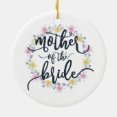 花嫁の書道結婚の母 |オーナメント セラミックオーナメント (裏面)