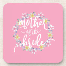 花嫁の書道結婚の母 |コースター
