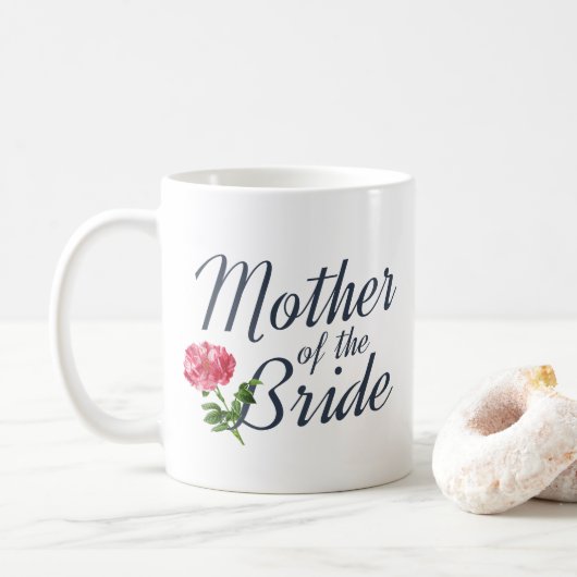 花嫁の書道結婚の母 |マグカップ コーヒーマグカップ (ドーナツ)