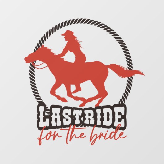 花嫁の最後に乗る錆びた赤 ウィンドウサイン (シート)