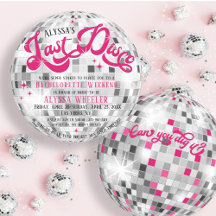 花嫁の最後のディスコボールラウンドバチェロレッテ週末