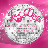 花嫁の最後のディスコボールラウンドバチェロレッテ週末 招待状