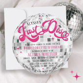 花嫁の最後のディスコボールラウンドバチェロレッテ週末 招待状