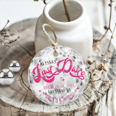 花嫁の最後のディスコボール独身最後のパーティー フェイバータグ