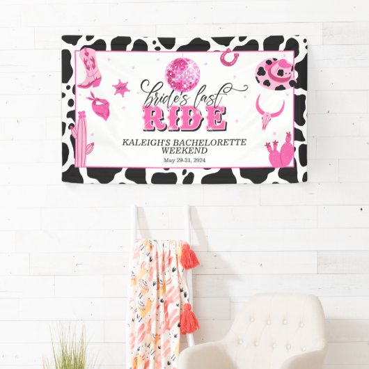 花嫁の最後のライドバナー 横断幕 (インサイチュ)