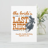 花嫁の最後の乗り物を燃やしたオレンジ 招待状 (スタンド正面)