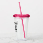 花嫁の最後の乗り アクリルタンブラー (左)