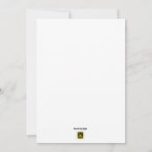 花嫁の最後の独身パーティー招待状 招待状 (裏面)