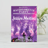 花嫁の最後の独身パーティー招待状 招待状 (スタンド正面)