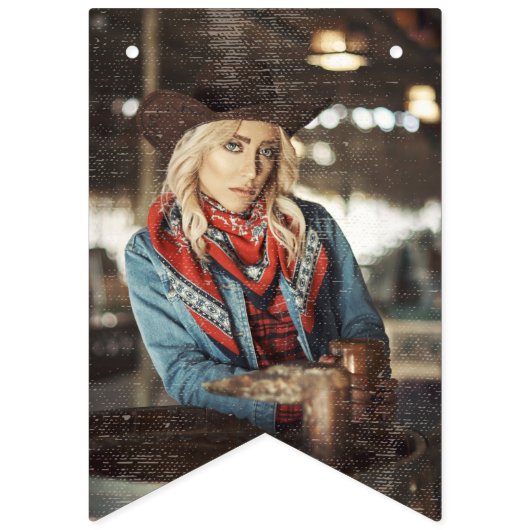 花嫁の最後の騎馬ショー バンティングフラッグ (第2の旗)