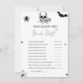花嫁の最高のブライダルシャワーゲーム 招待状 (正面)
