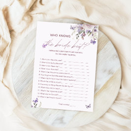 花嫁の最高のブライダルシャワーゲーム 招待状