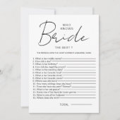 花嫁の最高のブライダルシャワーパーティー 招待状 (正面)