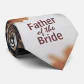 花嫁の柔らかいライトモモの父 ネクタイ (ロール)