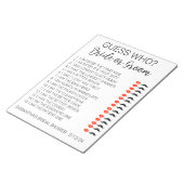 花嫁の正体当てゲーム ノートパッド (アングル)