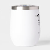 花嫁の母なる名前ブラック・カリグラフィー (正面)