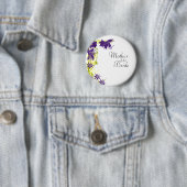 花嫁の母なる紫の島の結婚式 缶バッジ (インサイチュ)