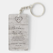 花嫁の母に彫られた恋人引用文 キーホルダー (裏面)