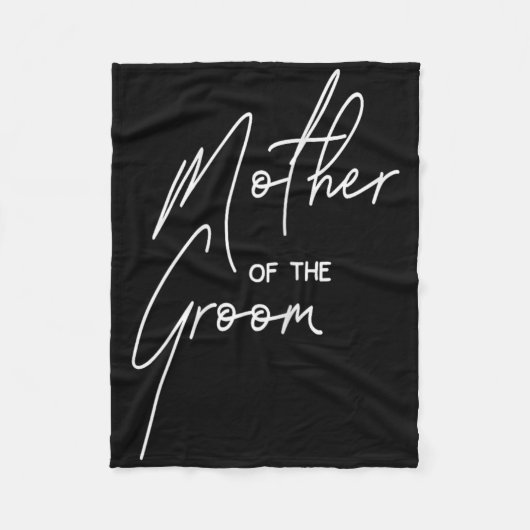 花嫁の母のための結婚式前シャワー・パーティー フリースブランケット (正面)