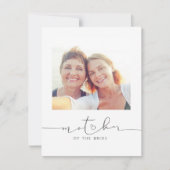 花嫁の母のモーニング結婚メッセージの写真 (正面)