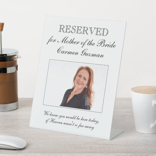 花嫁の母の別売り 台座サイン (インサイチュ)