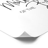 花嫁の母の特別な席 結婚式の思い出 ポスター (角)