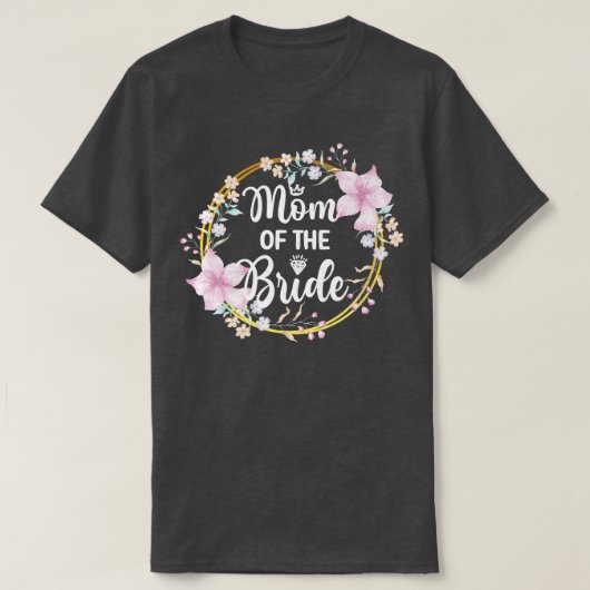 花嫁の母の結婚式前パーティー Tシャツ (デザイン正面)