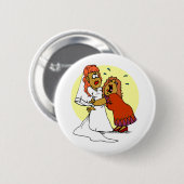 花嫁の母の結婚式 缶バッジ (正面&裏面)