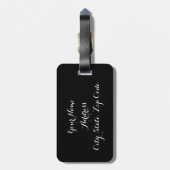 花嫁の母の荷札 ラゲッジタグ (裏面縦)