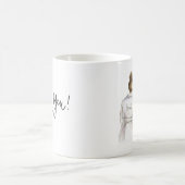 花嫁の母はマグ感謝していしています コーヒーマグカップ (中央)