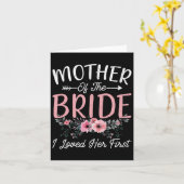 花嫁の母は最初の花嫁とGrを愛した カード (黄色い花)