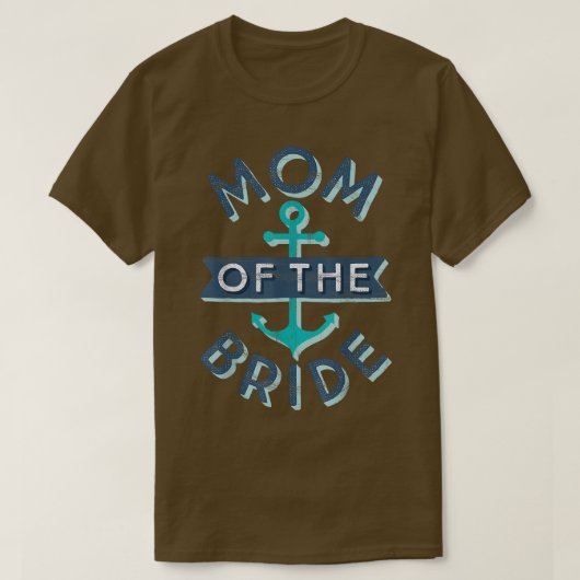 花嫁の母へのギフト 海洋 プレゼント ママ 母親 Tシャツ (デザイン正面)