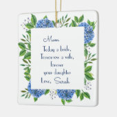 花嫁の母への贈り物 セラミックオーナメント (左)