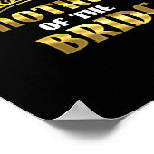 花嫁の母クールブライダルの結婚パーティー ポスター (角)