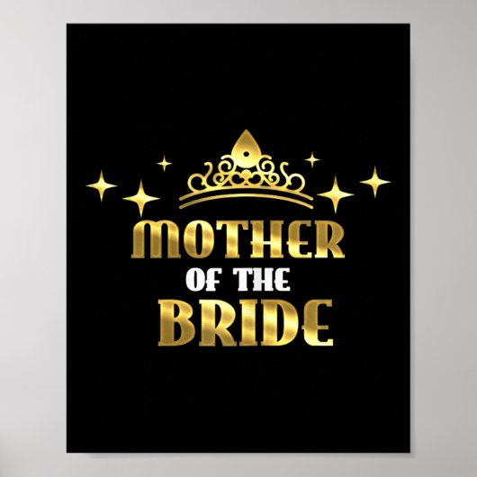 花嫁の母クールブライダルの結婚パーティー ポスター (正面)