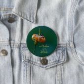 花嫁の母ゴールデンリリーのボタンピン 缶バッジ (インサイチュ)