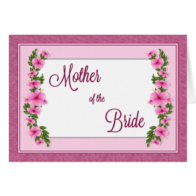 花嫁の母ハイビスカス (正面横)