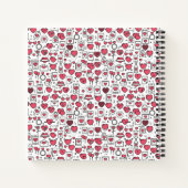 花嫁の母フローラ結婚のゲストブック ノートブック (裏面)