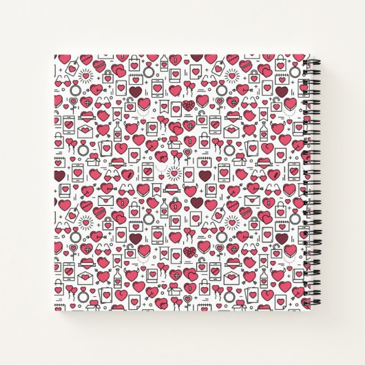 花嫁の母フローラ結婚のゲストブック ノートブック (裏面)