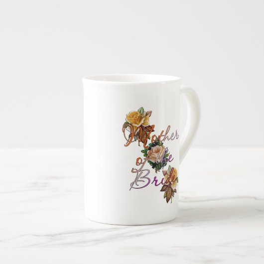 花嫁の母フローラ ボーンチャイナマグカップ (正面右)