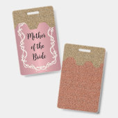 花嫁の母ヘンナイトバッジラナード バッジ (正面＆裏面)