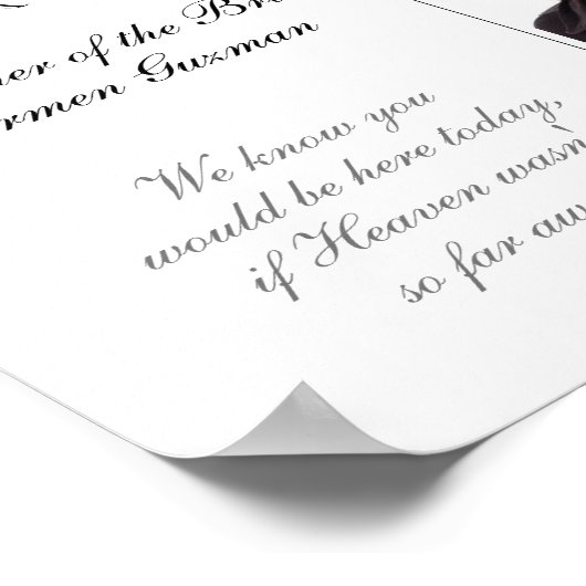 花嫁の母メモリアル結婚 ポスター (角)