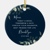 花嫁の母子器セラミックオーナメント セラミックオーナメント (正面)