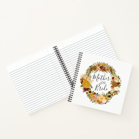 花嫁の母結婚秋 ノートブック (内部)