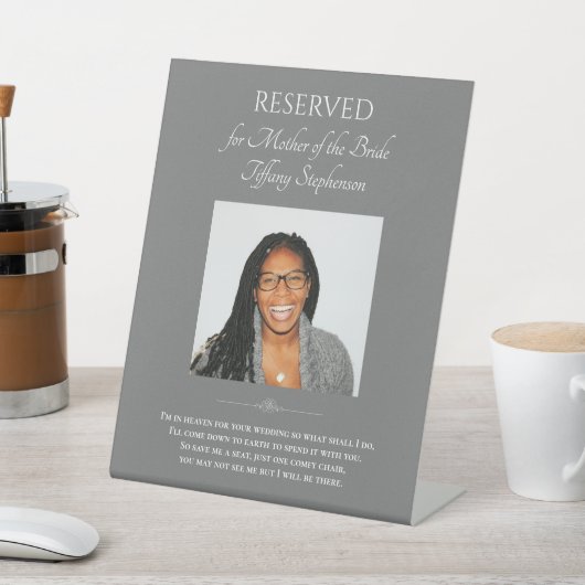 花嫁の母結婚記念椅子 台座サイン (インサイチュ)