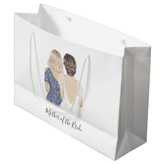 花嫁の母親の大抱き枕 ラージペーパーバッグ (正面アングル)