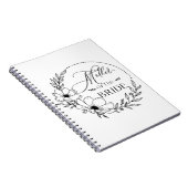 花嫁の母親 ノートブック (右側)